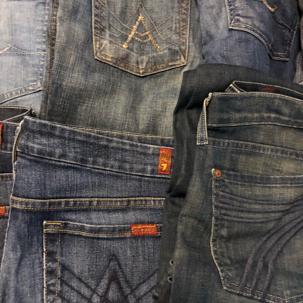 7 for all mankind 32-8 Pair Lot